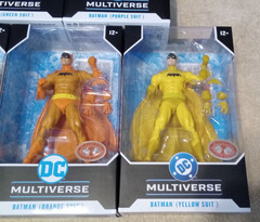 MCFARLANE BATMAN DETECTIVE COMICS #241 (GREEN/PURPLE/PINK/ORANGE/YELLOW)SUIT SET