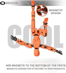 (Pre-Assembled) Dummy13 Magnetic Action Figure Set, T 13 Action Figure Set, Anti