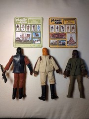 Vtg 1974 Mego POTA 8″ Dr. Zaius, Soldier Ape & Cornellius