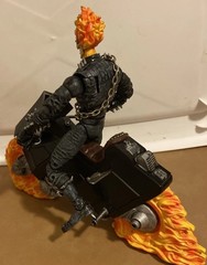 Ghost Rider with Motorcycle Figure Marvel Legends Series 2002 or 2003 Toy Biz