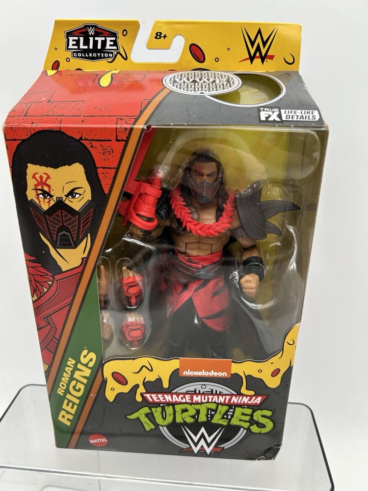 WWE ELITE COLLECTION TMNT WRESTLING FIGURE ROMAN REIGNS AS SHREDDER TARGET