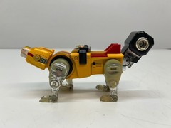 2 Vtg 1981 Y&K Japan Voltron Lions Yellow Blue Lion Diecast Toy GB-36 AsIs Parts