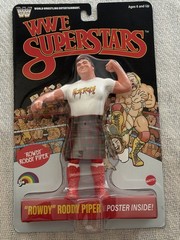 WWE LJN SUPERSTARS ROWDY RODDY PIPER BLACK CARD CHASE & PIPER BLUE CARD *IN HAND