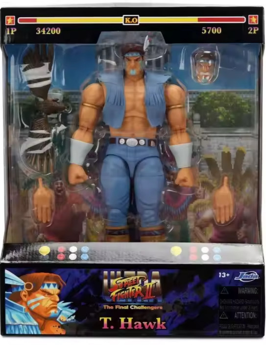 Ultra Street Fighter II T. Hawk Deluxe 6″ Figure Jada Toys EST JUNE 🔥PRESALE🔥