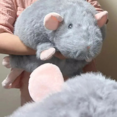 Cute 40/55/90Cm Mouse Doll Cartoon Oversized Flower Branch Rat Doll Soft Plush A