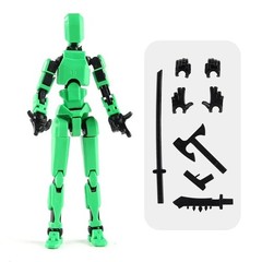 New Titan 13 Action Figures T13 Figure 3D Printed Multi-Jointed Movable Lucky 13