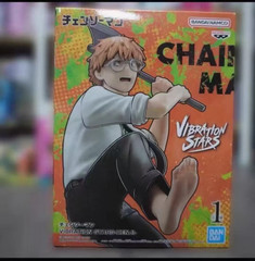 Genuine VIBRATION STARS Chainsaw Man Pochita POWER Denji Anime Action Figures M