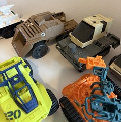 Lot of 10 Vintage 80s/90s GI Joe Vehicles & Parts Incomplete As Is
