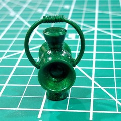 Custom Resin Green Lantern for 6in. figure 1:12 metallic green power battery