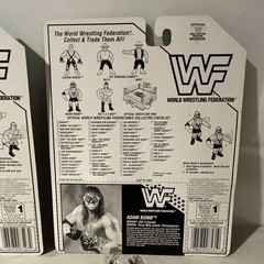 WWF 1990s Hasbro Wrestling Figure Lot The 1-2-3 Kid + Adam Bomb
