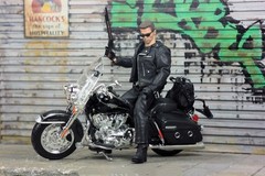 GREAT TWINS TERMINATOR 2 T-800 1/12 FIGURE With Motorcycle INSTOCK
