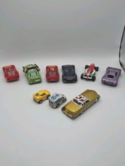 Disney Pixar Cars Lot Of 7 Die-cast & Plastic Some Missing Paint and Flaws