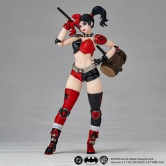 Revoltech Amazing Yamaguchi Harley Quinn Red Black Ver. Action Figure from Japan