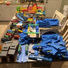 HUGE Lot Of TOMY Thomas & Friends Train Tracks PLARAIL Cars Everything & More!