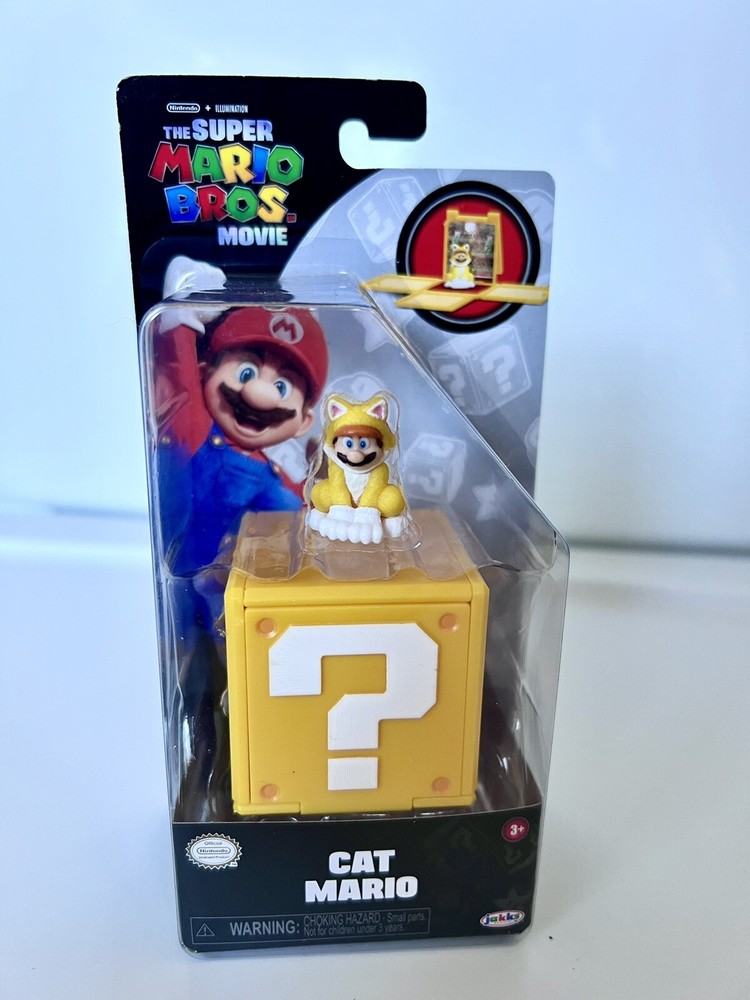 NEW Nintendo Super Mario Bros Movie CAT MARIO 1.25 in Mini Figure