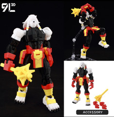 9L3D Invincible Battle Beast Action Figure FOR Custom Collection 1/12