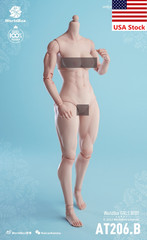 Worldbox AT206B 1/6 Female Pale Muscle Flexible Girl Body 12”Action Figure