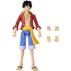 Bandai- One Piece Anime Heroes Monkey D. Luffy 6.5” Action Figure