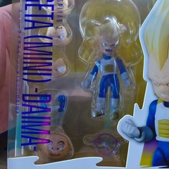 BANDAI S.H.FIGUARTS DRAGON BALL DAIMA SUPER SAIYAN 3 VEGETA (MINI) DAIMA FIGURE