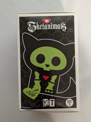 Skelanimals Series 1 KIT The Cat Figure Glow In The Dark
