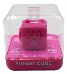 Zuru Fidget Cube by Antsy Labs Hot Pink Roll/Click/Breathe/Flip/Spin/Glide/Fun