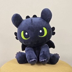 How to Train Your Dragon Toothless Cute 25cm Sitting Dinosaur Plush Toy