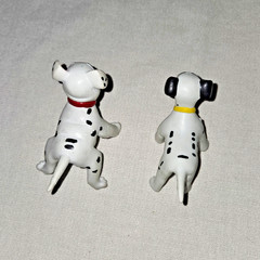 Just Toys Bend-Ems 101 Dalmatians lot of 6 bendy toys (with marks/wear)