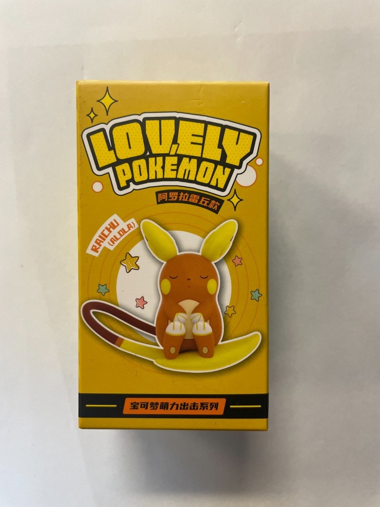 Pokemon Lovely Pokemon Alolan Raichu Figure Langbowang Collectible PVC Figure w/