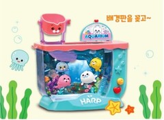 Express] Baby Harp Home Aquarium Water Play Set Fishing Mood Light Sound EBS