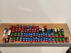 Thomas & Friends Magnetic Metal Die Cast Train Lot Of 75 Engines & Car