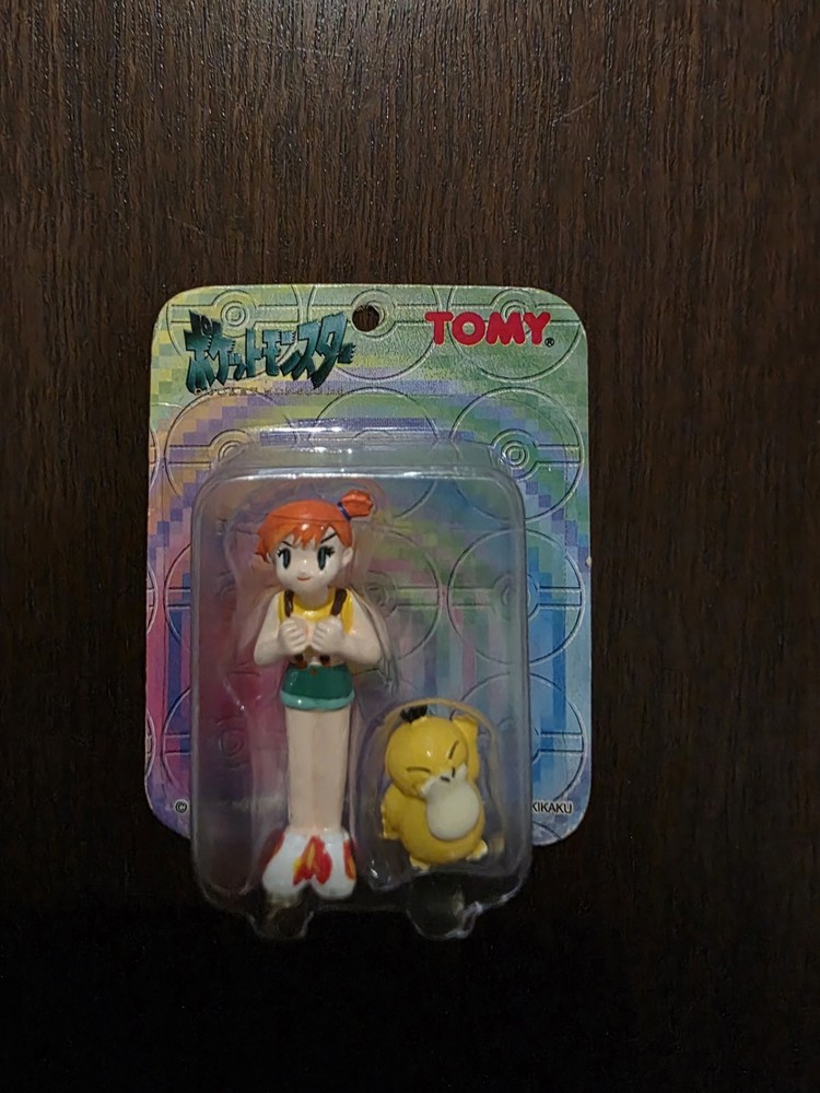 Vintage 1999 TOMY Pokemon Misty & Psyduck Mini Figure Sealed Japanese Blister…