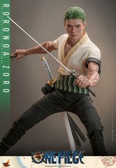 Hot Toys TMS110 Netflix: One Piece Roronoa Zoro 1/6 Scale 12″ Figure Open Box
