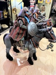 NECA Teenage Mutant Ninja Turtles Turtles in Time Samurai W Mythic Legion Horses