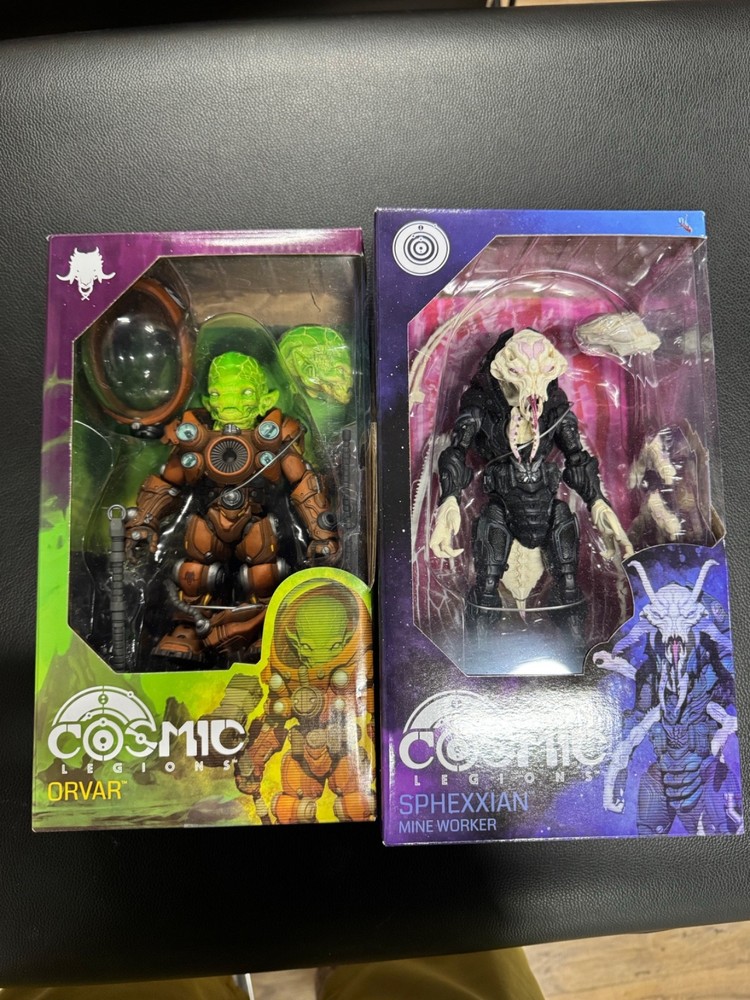 Four Horsemen Cosmic Legions lot Orvar Sphexxian mine worker mib new
