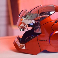 AUTOKING Iron Man MK5 Helmet 1:1 Voice-controlled Wearable Cosplay Props Gifts