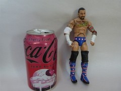 RARE 2012 Mattel WWE Elite Collection Series 20 CM Punk Figure Blue Shorts 7″