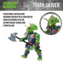 Boss Fight Studio Saurozoic Warriors Triax Skiver 1:12 Scale Action Figure