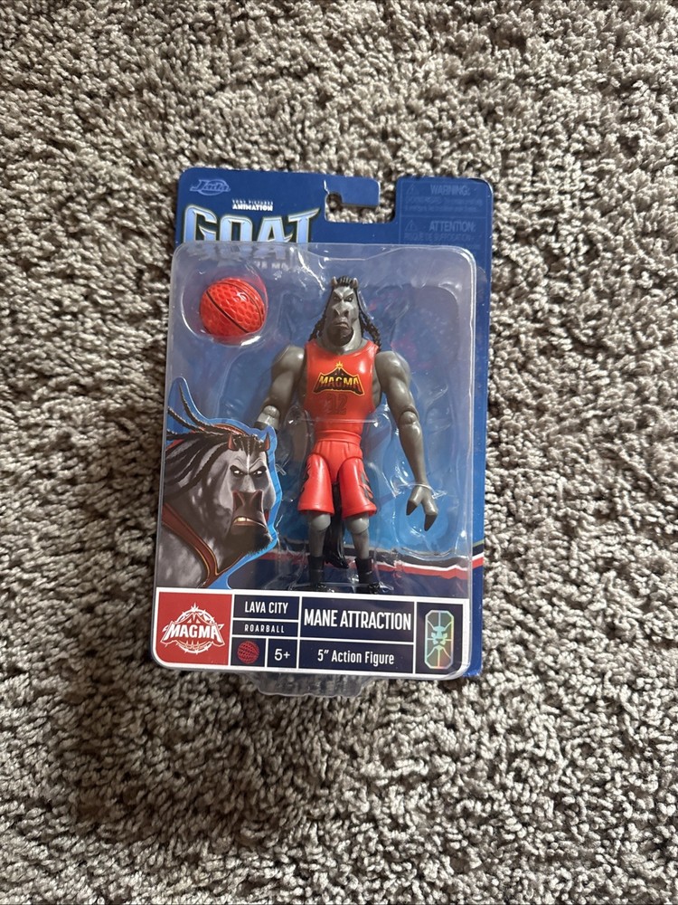 2026 Goat The Movie Mane Attraction 5″ Figure with Roarball Jada Toy NEW