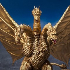 SH MonsterArts King Ghidorah 1972 Godzilla vs Gigan Bandai Premium New Unopened