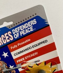 VINTAGE 1986 Remco US Forces Defenders of Peace – Protector US 3 GI Joe NEW MOC