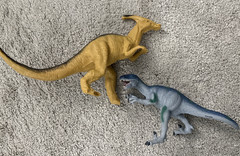 24-pc Toy Dinosaurs Mixed Lot Figures Plastic Sizes EUC Large 11″ 1998-2000s