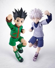 S.H.Figuarts Gon Killua Hunter x Hunter Set of 2 Bandai 5.3in Action Figure