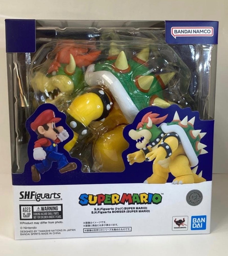 S.H. Figuarts Super Mario Bowser Action Figure PVC ABS 130mm