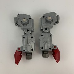 Silver Red Action Figure Replacement Arms Lightning Bolt | Power Ranger? Bandai?