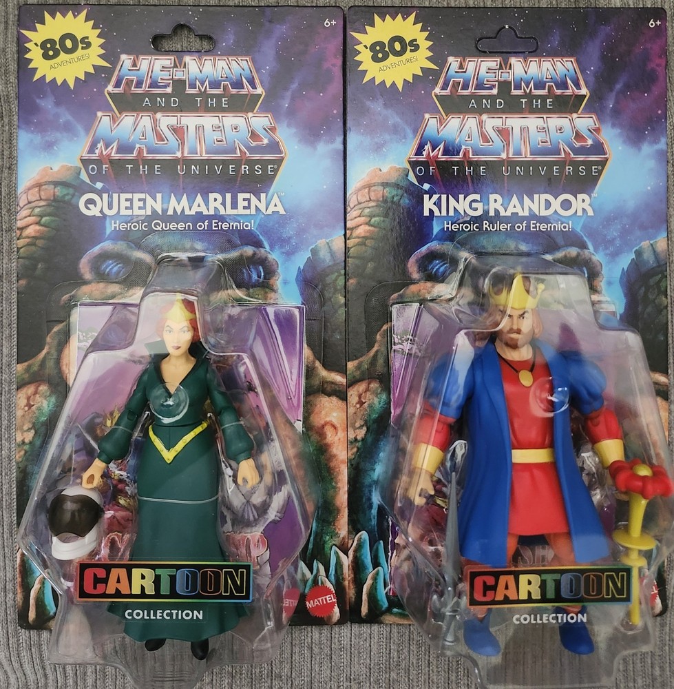 MASTERS OF THE UNIVERSE 2026 CARTOON COLLECTION KING RANDOR & QUEEN MARLENA LOT