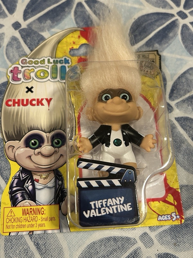Good Luck Trolls x Chucky Movie Icons Tiffany Valentine Figure