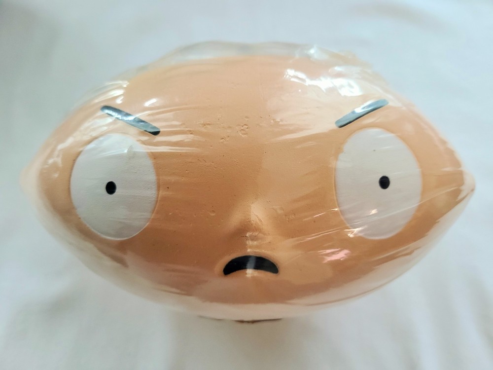 Stewie Head Shape Football – Family Guy Stewie Griffin / HTF RARE Sealed NEW!