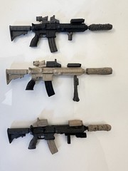 1/18 Joytoy , Acid rain , Planet green , G.I.Joe ,3.75 figure . custom Weapons