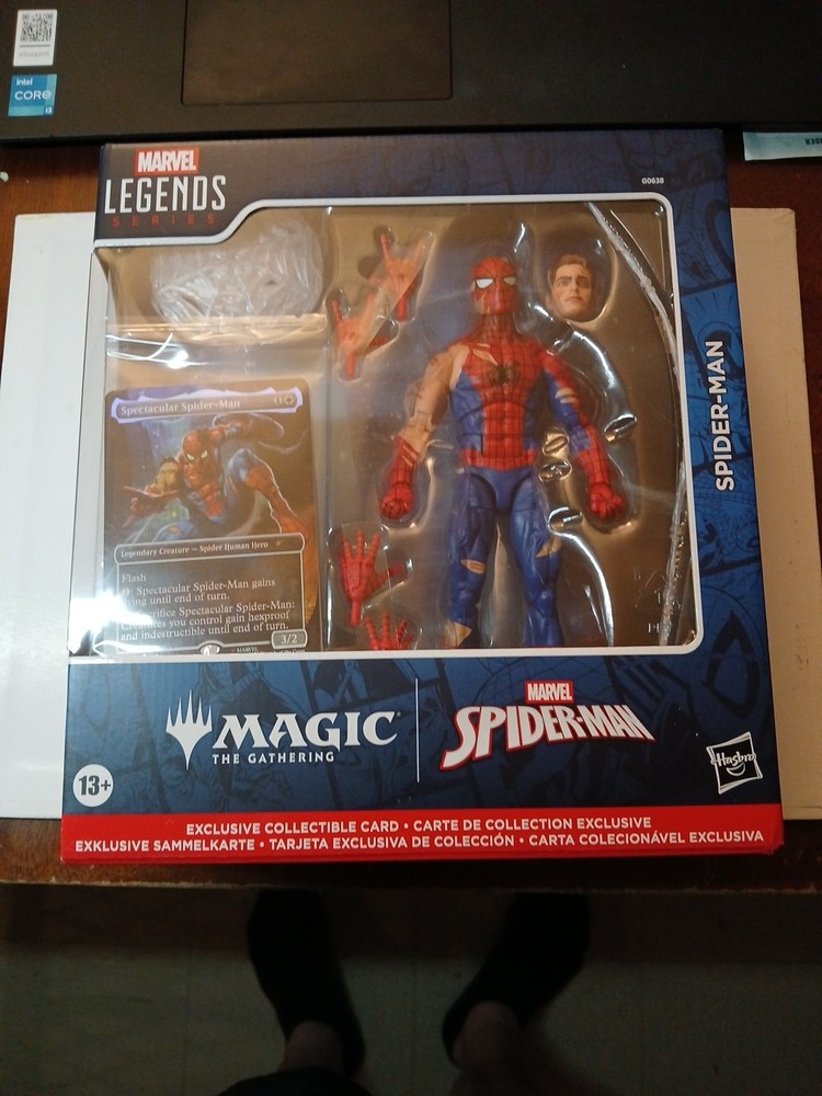 Spectacular Spider-Man Figure & Card – Marvel Legends X Magic The Gathering MTG