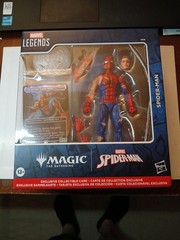 Spectacular Spider-Man Figure & Card – Marvel Legends X Magic The Gathering MTG